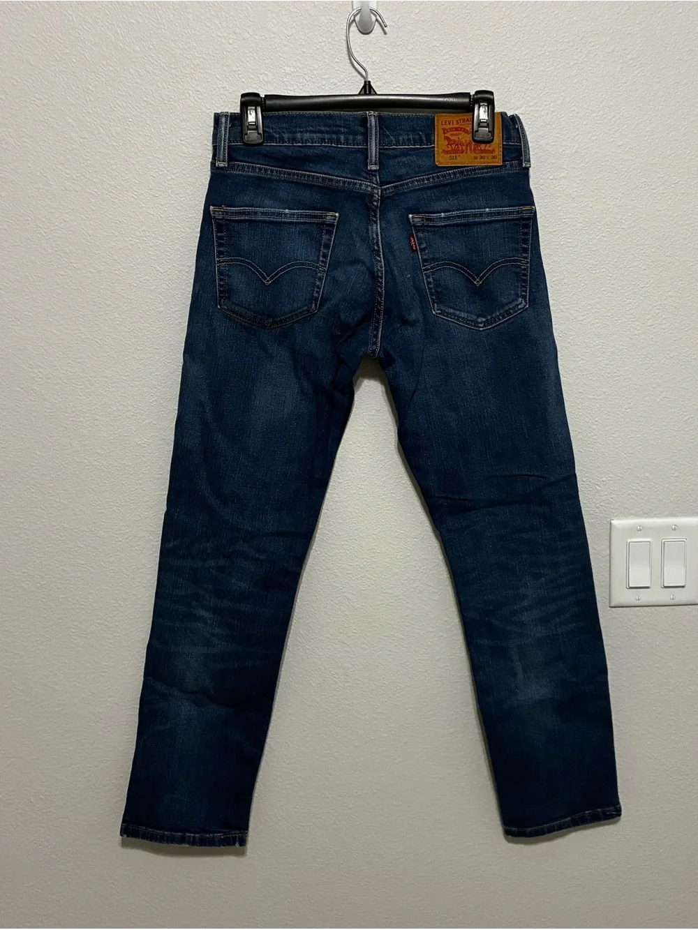 Levi's 511 Men's Dark Blue Slim Fit Jeans Size 30X30 Classic Everyday Basic